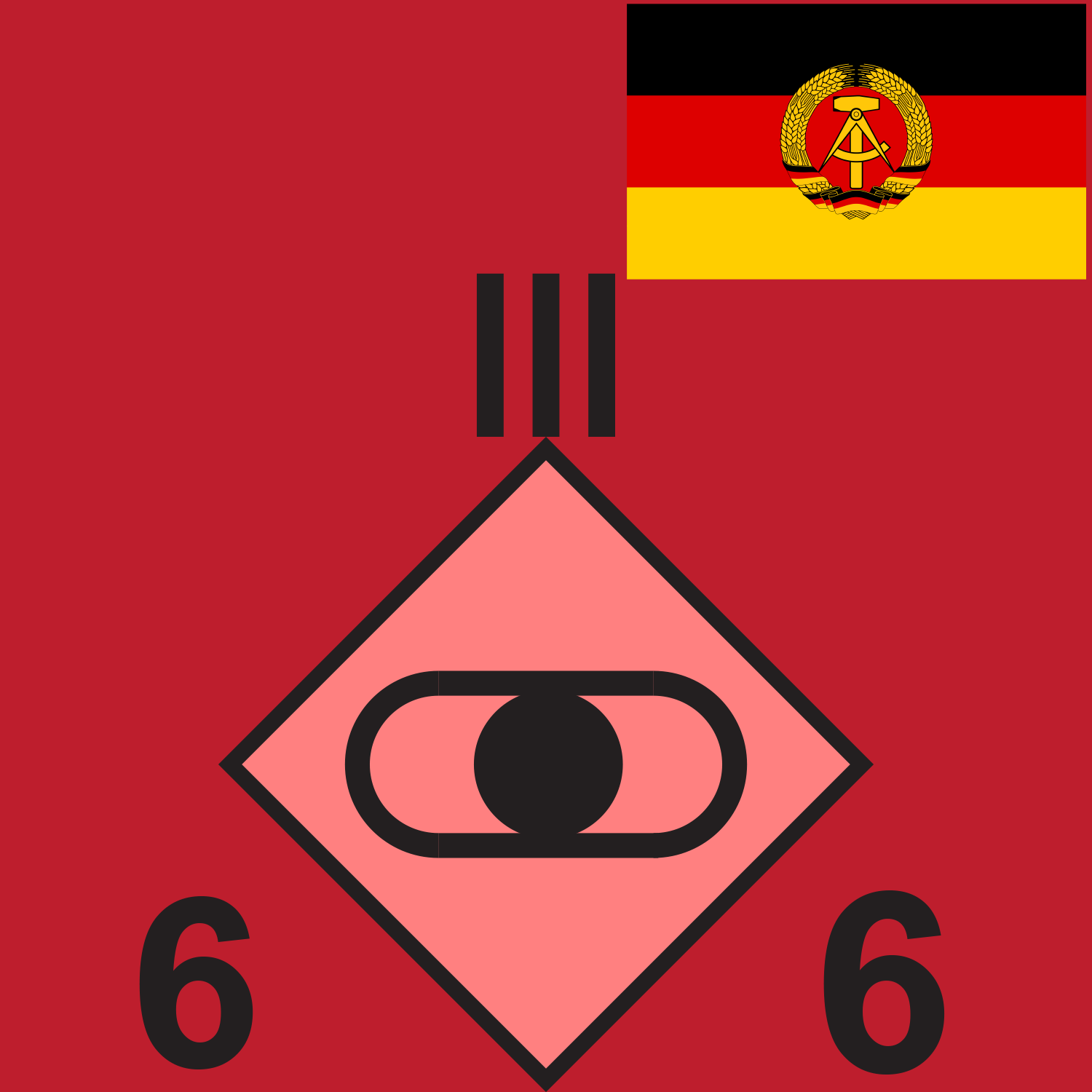 RED GDR 6 FAR 1989